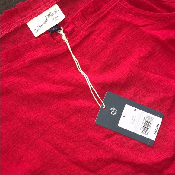 Universal Thread Red Tank Blouse - Picture 2 of 5